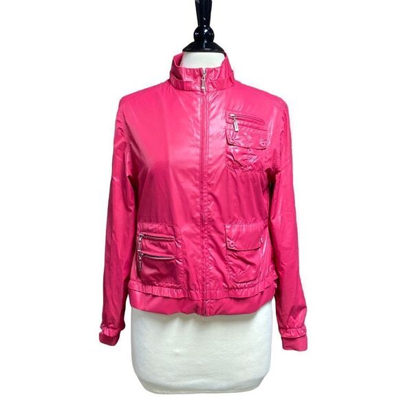 Jamie Sadock Pink Windbreaker Jacket Size Small - Picture 1 of 6